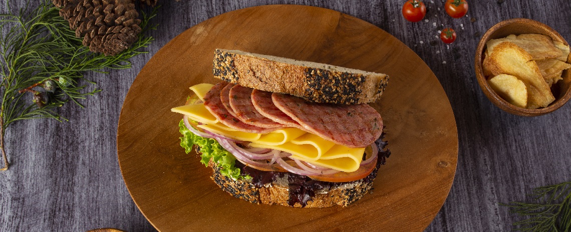 Receta para sánduche de Pastrami