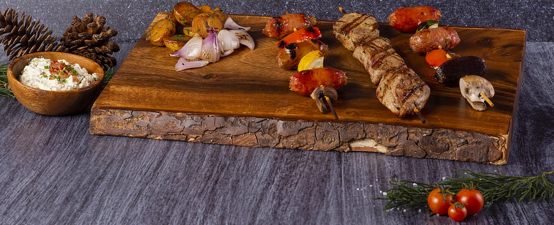 Brochetas a la parrilla / Recetas para navidad