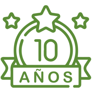 10 años Icono