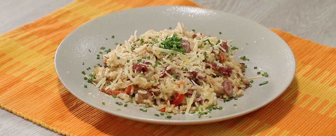 ARROZ CREMOSO TRES QUESOS