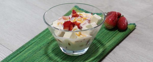 CUAJADA CON CREMA DE AVENA Y YOGUR