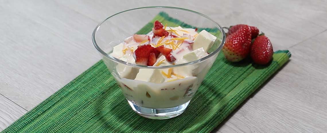 CUAJADA CON CREMA DE AVENA Y YOGUR