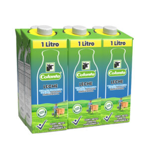 Caja de Leche Semidescremada UHT Colanta x 1000 ml x 6 unidades
