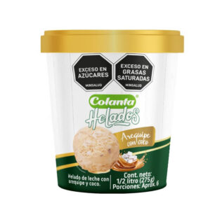 Helado Arequipe con Coco 1/2 Litro