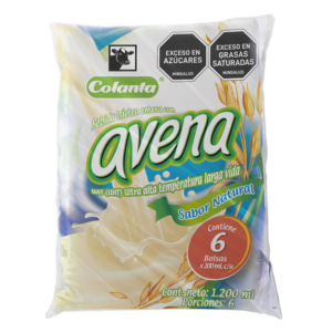 Avena Sabor Natural Bolsa 200 ml x 6 Unidades