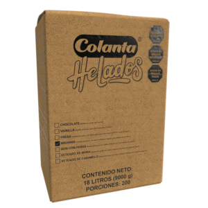 Helado Brownie caja 18 Litros
