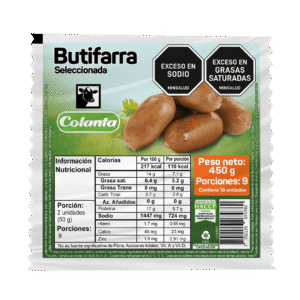 Butifarra Seleccionada Colanta x 450 g