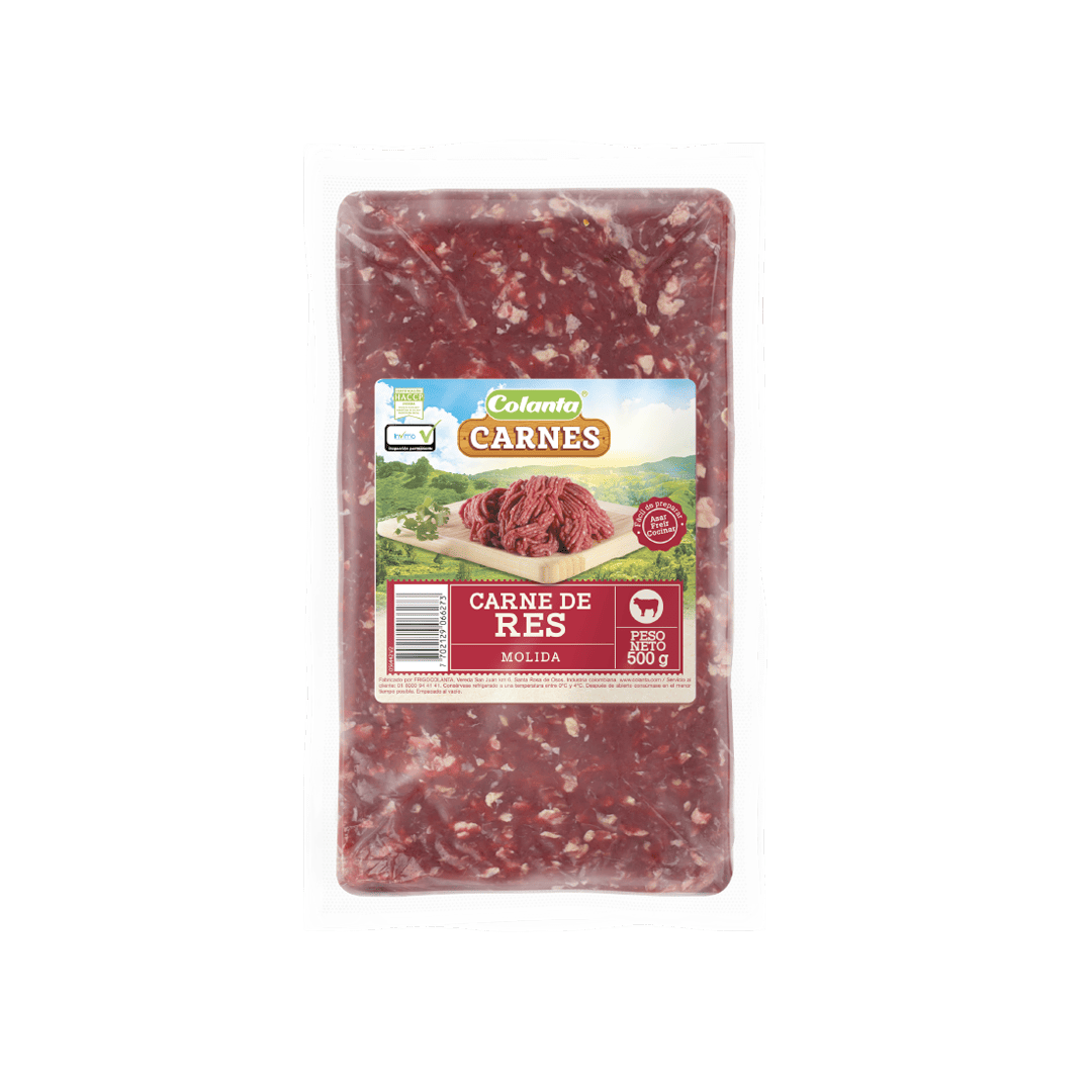 Carne de Res Molida x 500 gr Colanta