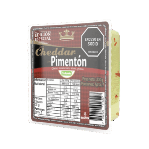 Queso Cheddar con Pimentón x 200 g