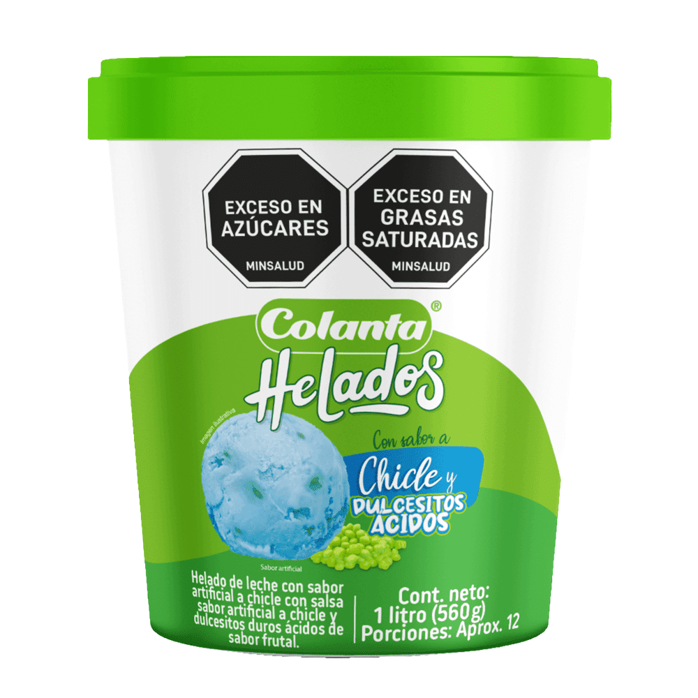 Helado de Chicle 1 L