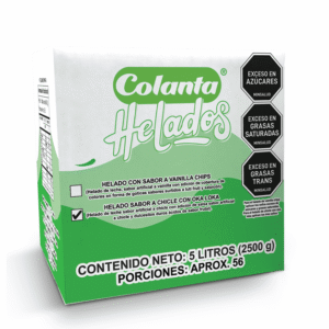 Helado de Chicle Caja 5 Litros