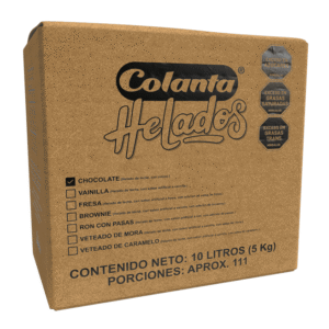 Helado Chocolate Caja 10 Litros