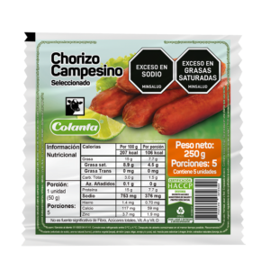 Chorizo Campesino x 250 G