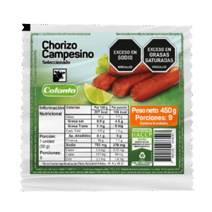 Chorizo Campesino x 450 g