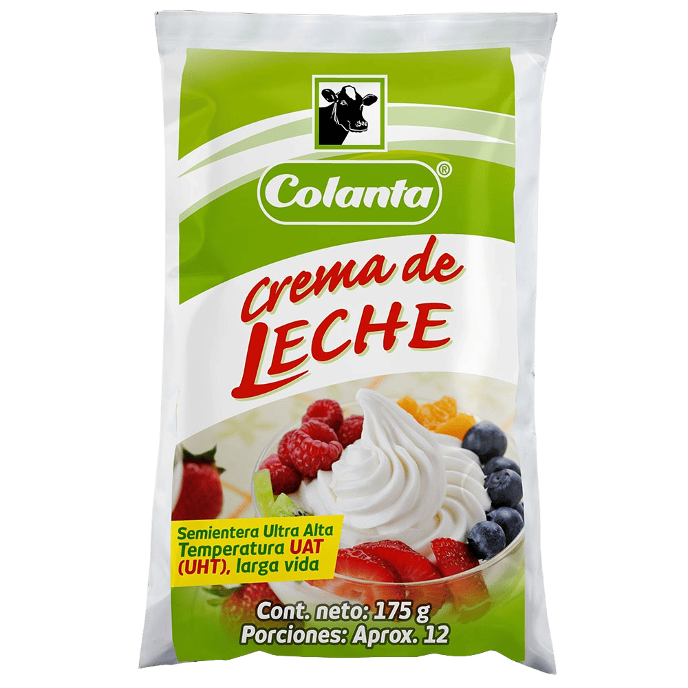 Crema de leche UHT colanta x 175 g