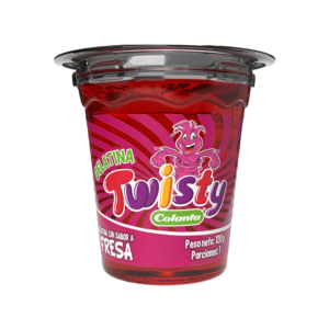 Gelatina Twisty Fresa 120 g