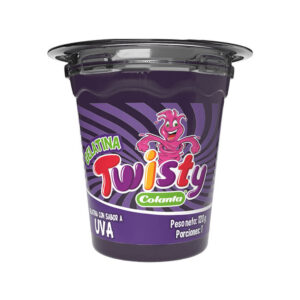 Gelatina twisty vaso 120 g