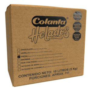 Helado Fresa 10 Litros