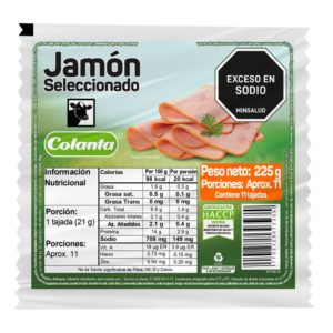 Jamón Seleccionado Colanta x 225 g