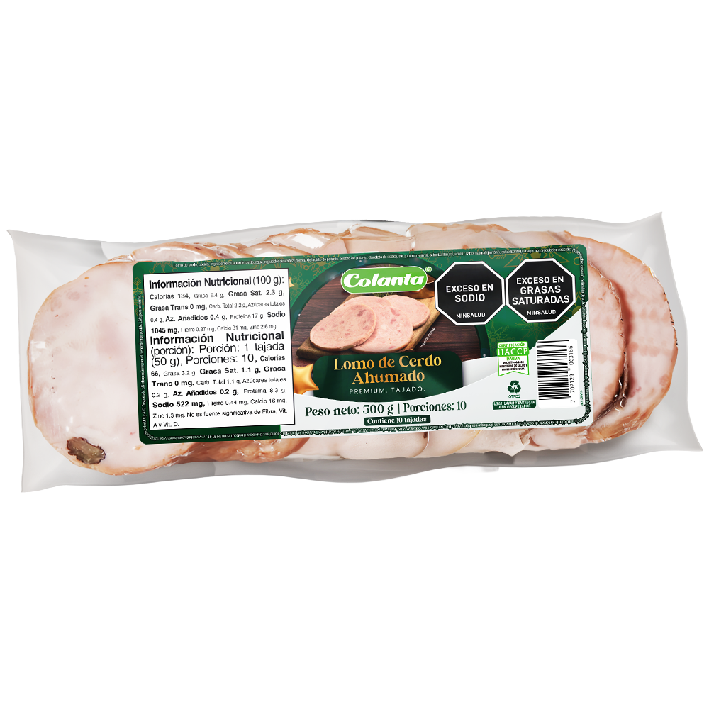 Lomo de Cerdo Ahumado x 500 g