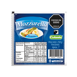 Queso Tipo Mozarella Tajado 250 g
