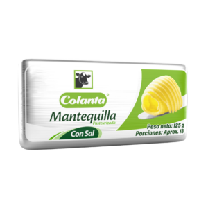 Mantequilla con Sal Colanta 125g