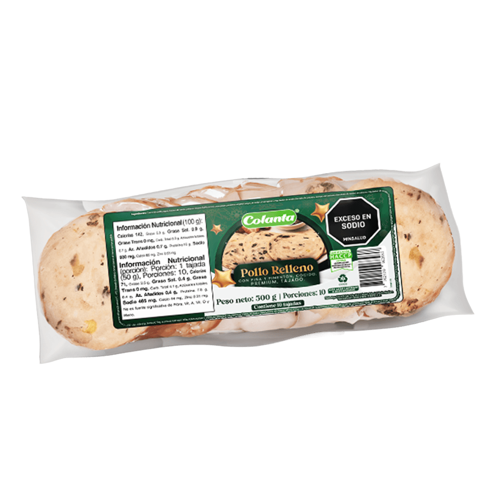 Pollo Relleno Colanta x 500 g