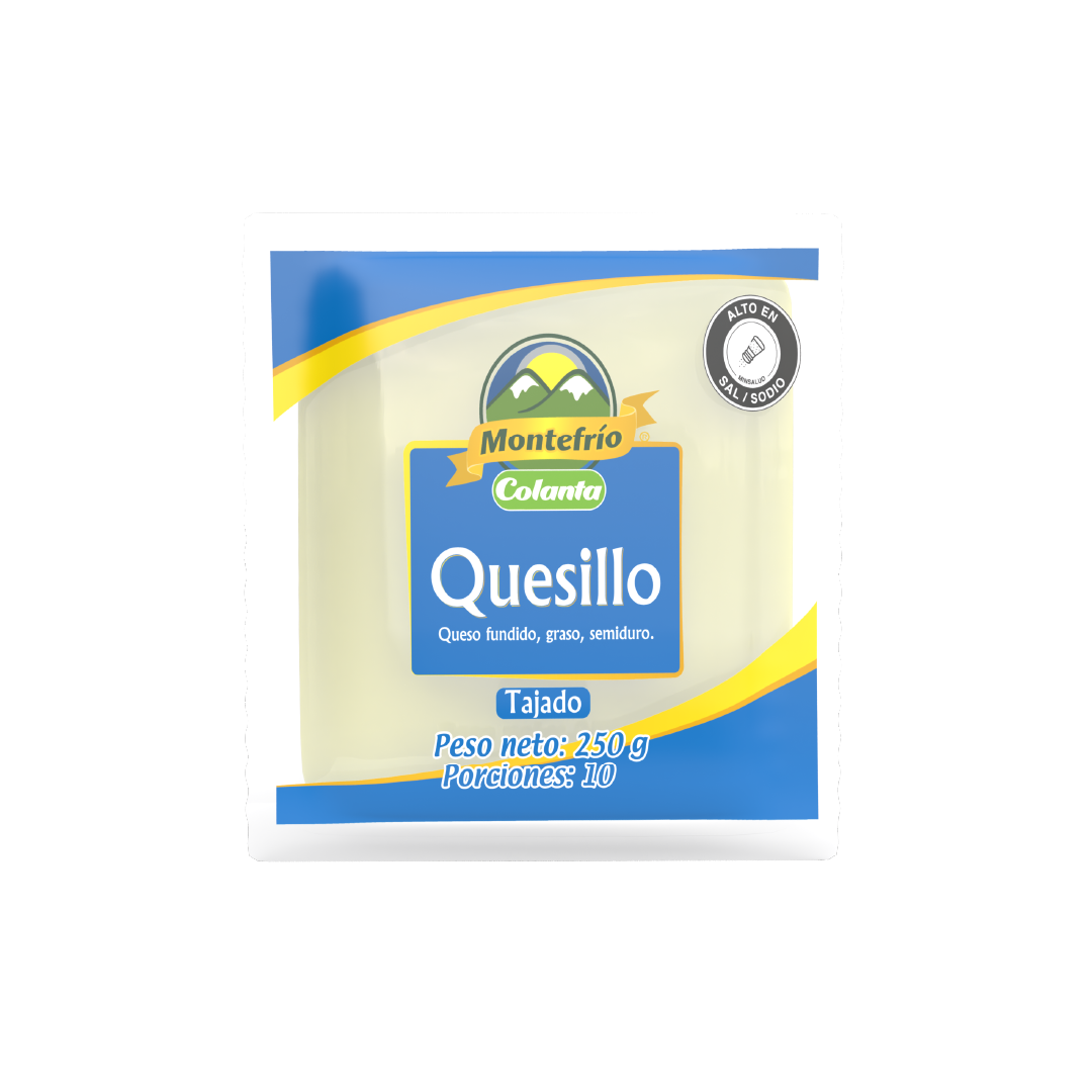 Quesillo Montefrío Tajado x 250 gr
