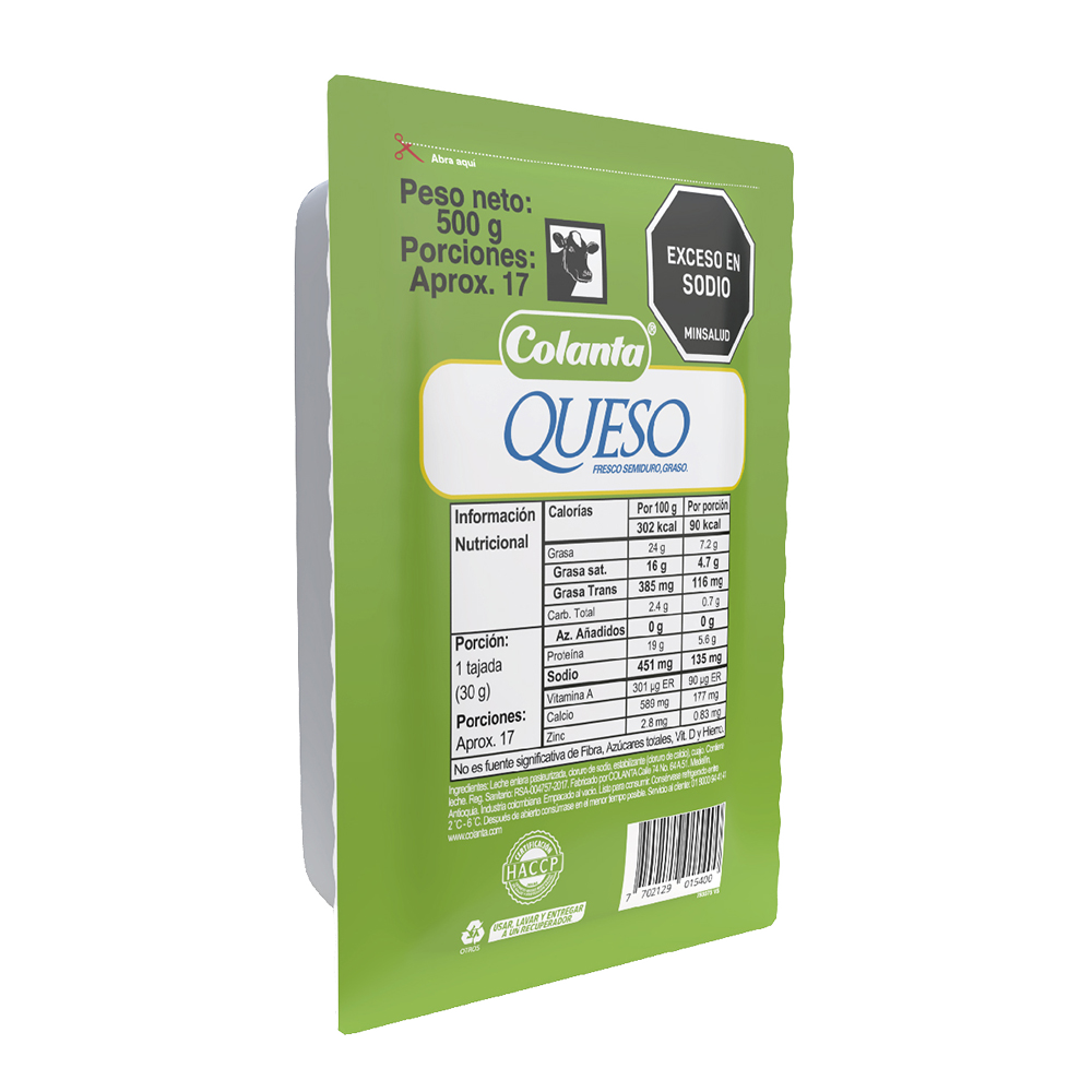 Queso Blanco Colanta x 500 g