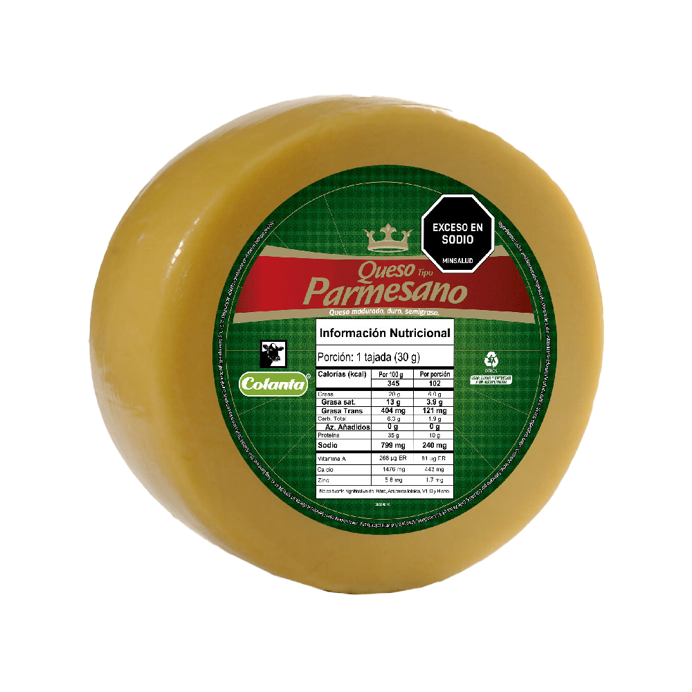 Queso Parmesano Colanta torta