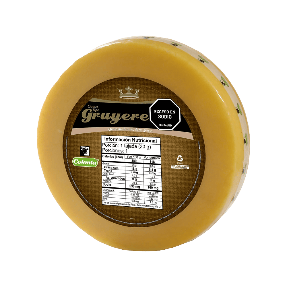 Queso Tipo Gruyere Colanta Torta