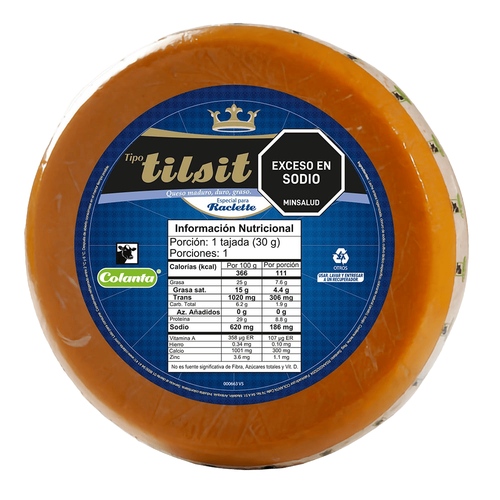 Queso Tipo Tilsit Torta Colanta