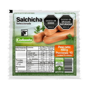 Salchicha Seleccionada Colanta x 450 g