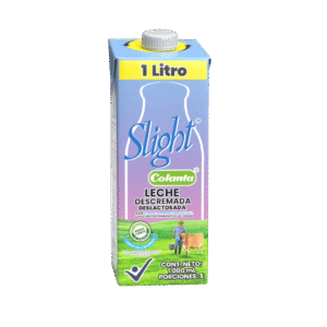 Leche UHT Descremada Deslactosada Slight Caja x 1000 ml
