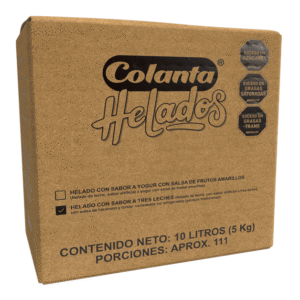 Helado Tres Leches Caja 10 Litros