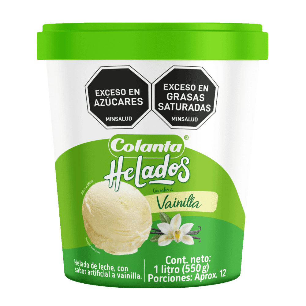 Helado Vainilla 1 Litro