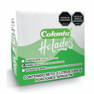 Helado Vainilla Caja 5 Litros