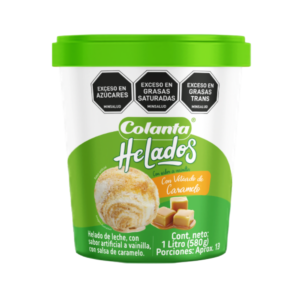 Helado Veteado de Caramelo 1 L