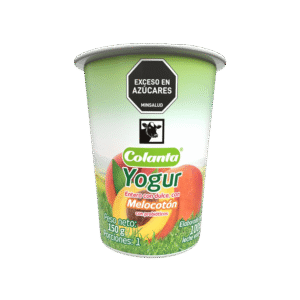 Yogur Entero Melocotón Colanta Vaso x 150 g