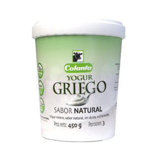 Yogur Griego Natural Colanta x 450 gr