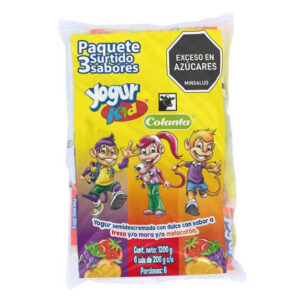 Yogur Kid Bolsa Sabores Surtidos x 6