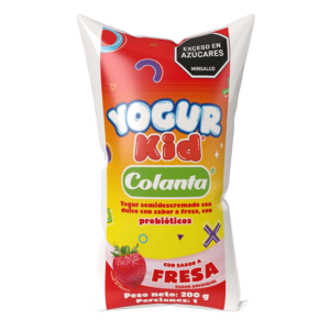 Yogur Kid Fresa Bolsa 190 ml
