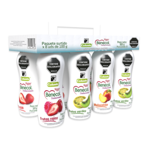 Yogur Benecol Sabores Surtidos Botella 100 g x 8 Unidades
