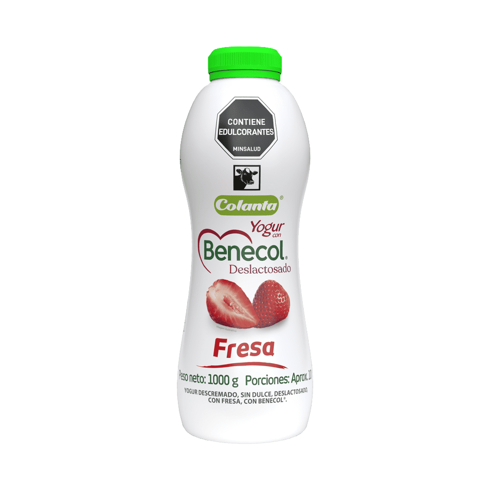 Yogur Benecol Fresa x 1000 g