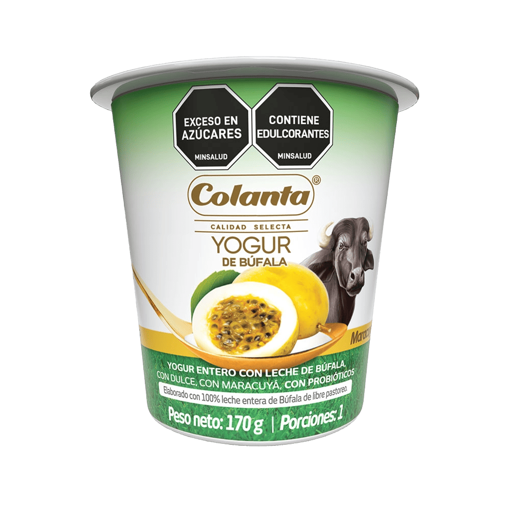 Yogur Búfala Maracuyá Colanta Vaso x 170 g