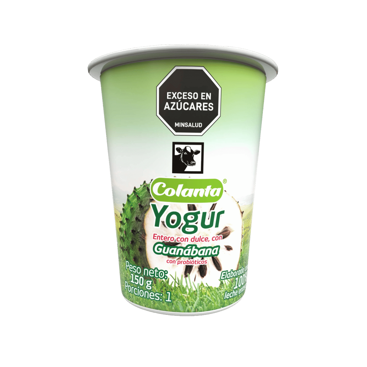 Yogur Entero Guanábana Colanta Vaso x 150 g