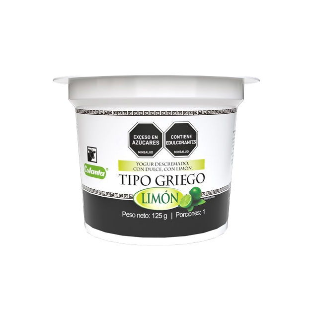 Yogur Tipo Griego Colanta Limón x 125 g