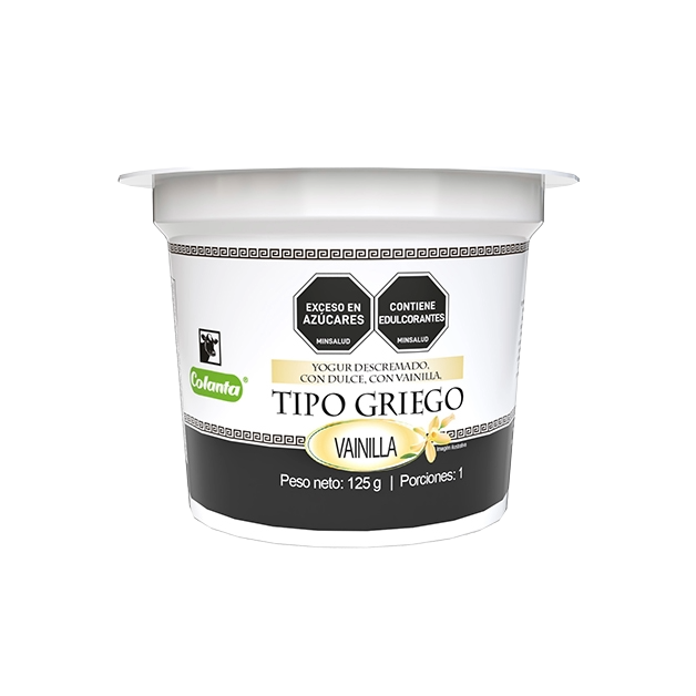 Yogur Tipo Griego Colanta Vainilla x 125 g