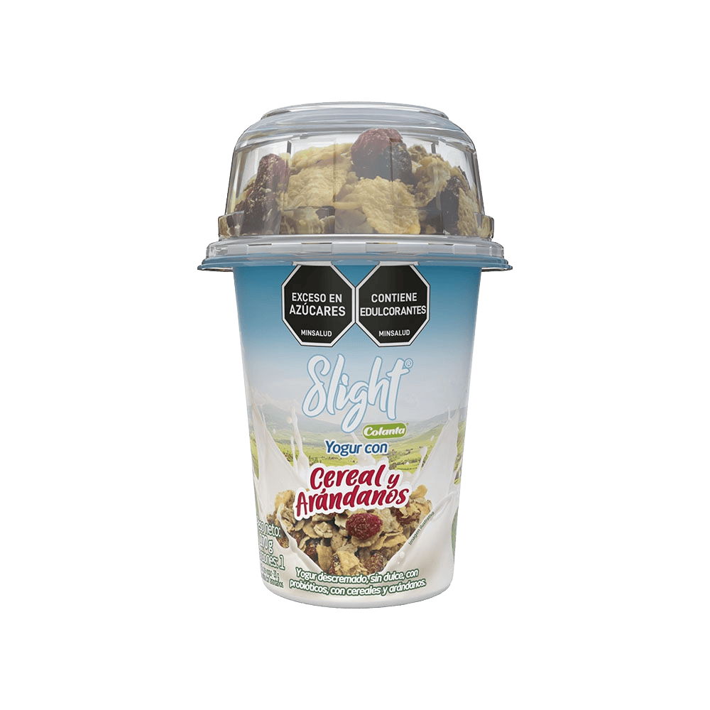 Yogur Slight Con Cereal y Arándanos X 170 g