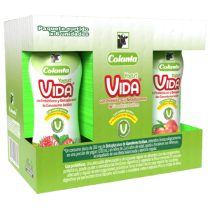 Yogur Vida Sabores Surtidos Botella x 100 ml x 6 unidades